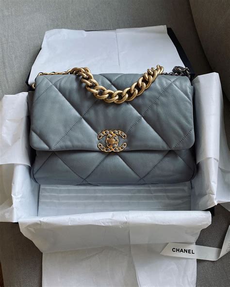 chanel classic 19 bag|chanel 19 bag large.